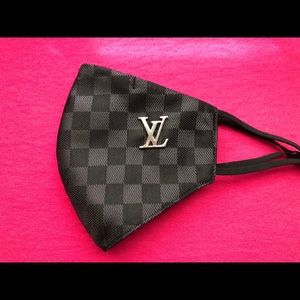 Authentic Louis Vuitton Damier tie to Face Mask